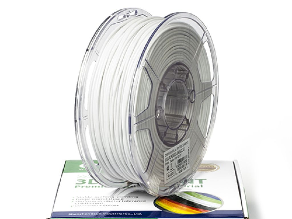 FILAMENTO P/IMPRESORA 3D PLA + DE 2.85 MM / 1 KG WHITE