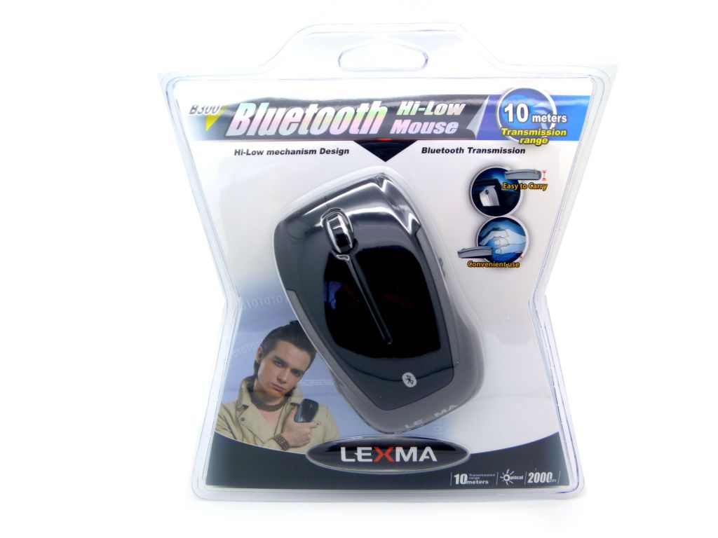 BLUETOOTH 2.0 MINI MOUSE PTICO NEGRO (ALTURA AJUSTABLE, RUEDA METLICA)