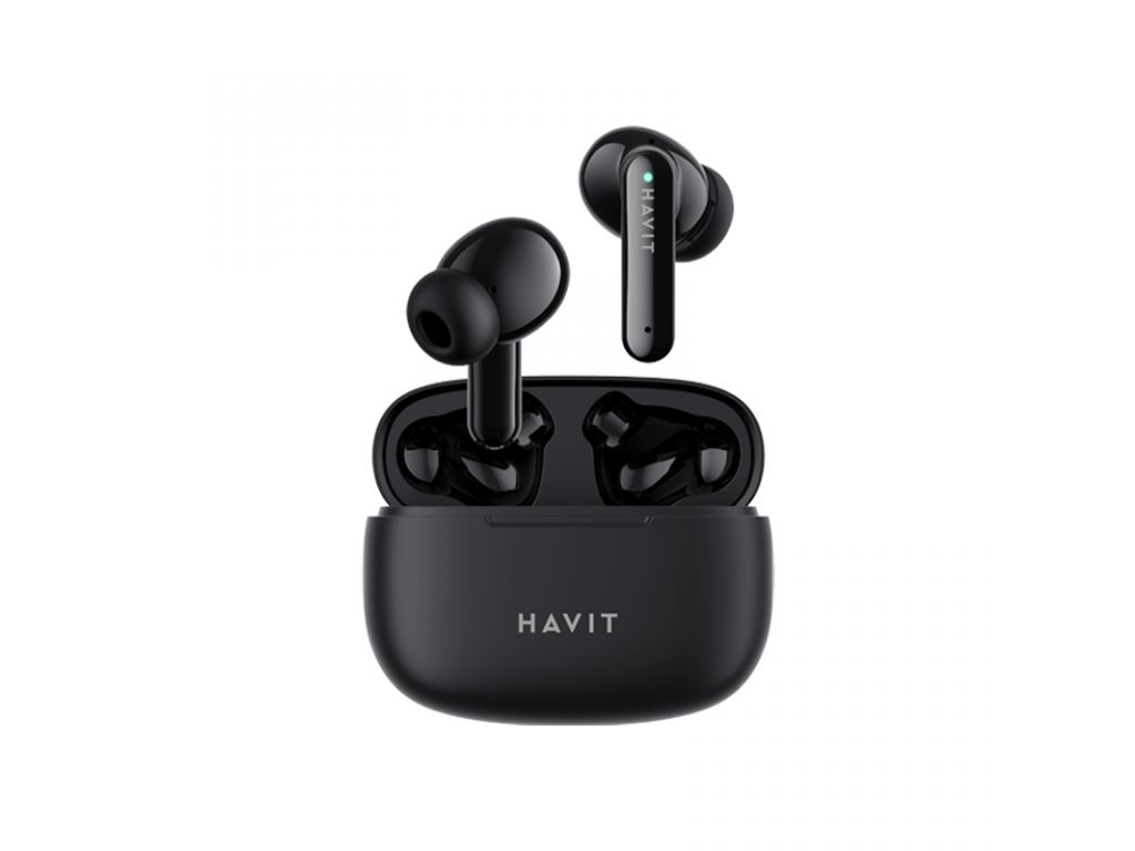 AURICULAR HAVIT INALAMBRICO CON BLUETOOTH 5.0 CONTROL TACTIL INTELIGENTE - BLACK