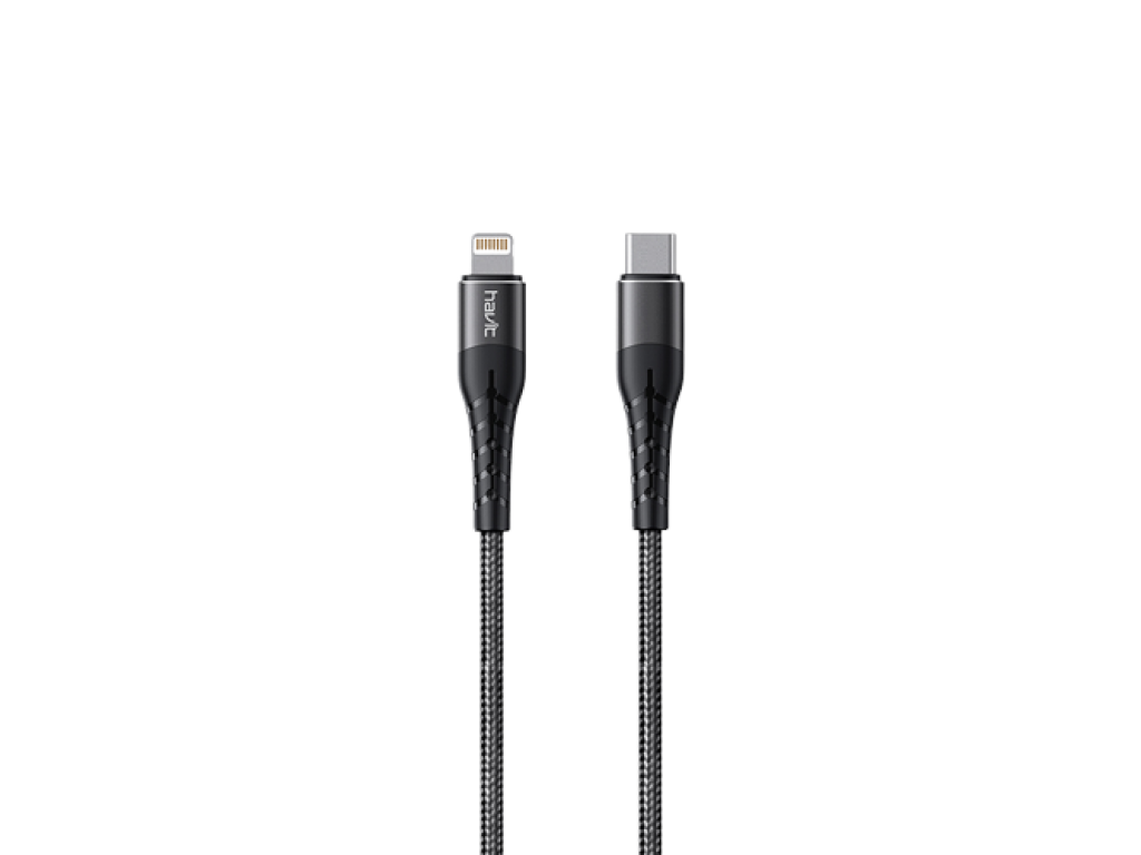 CABLE HAVIT CARGA RAPIDA USB TIPO C A LIGHTNING