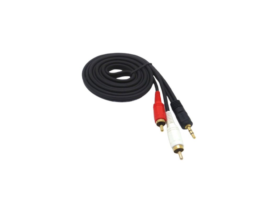 CABLE AUDIO 3.5 / 2 RCA 1.5M