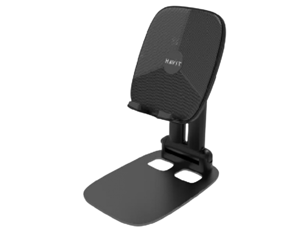 SOPORTE HAVIT ST7165 PARA CELULAR PLEGABLE PARA ESCRITORIO NEGRO