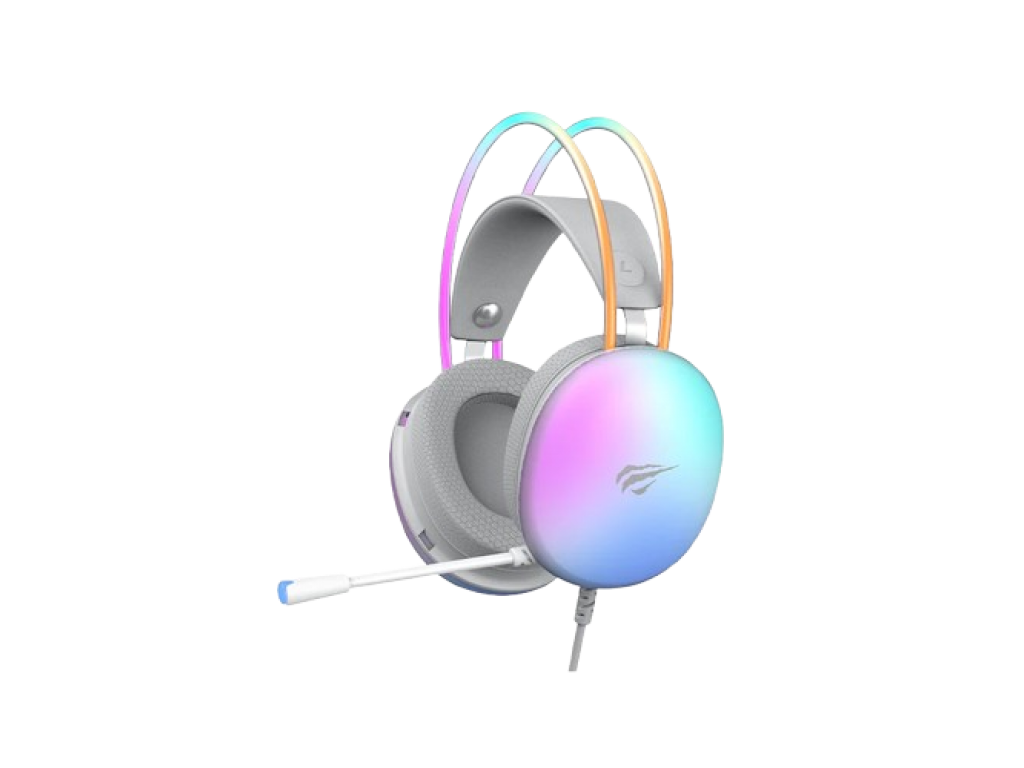 AURICULAR HAVIT GAMER H2037D RGB USB BLANCO