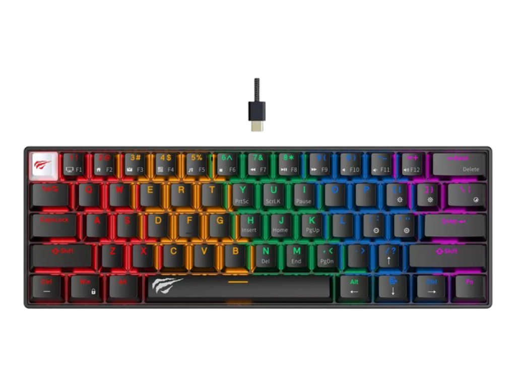 TECLADO HAVIT GAMER NEGRO