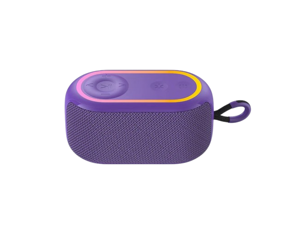 PARLANTE HAVIT INALAMBRICO CON BLUETOOTH, COLOR VIOLETA