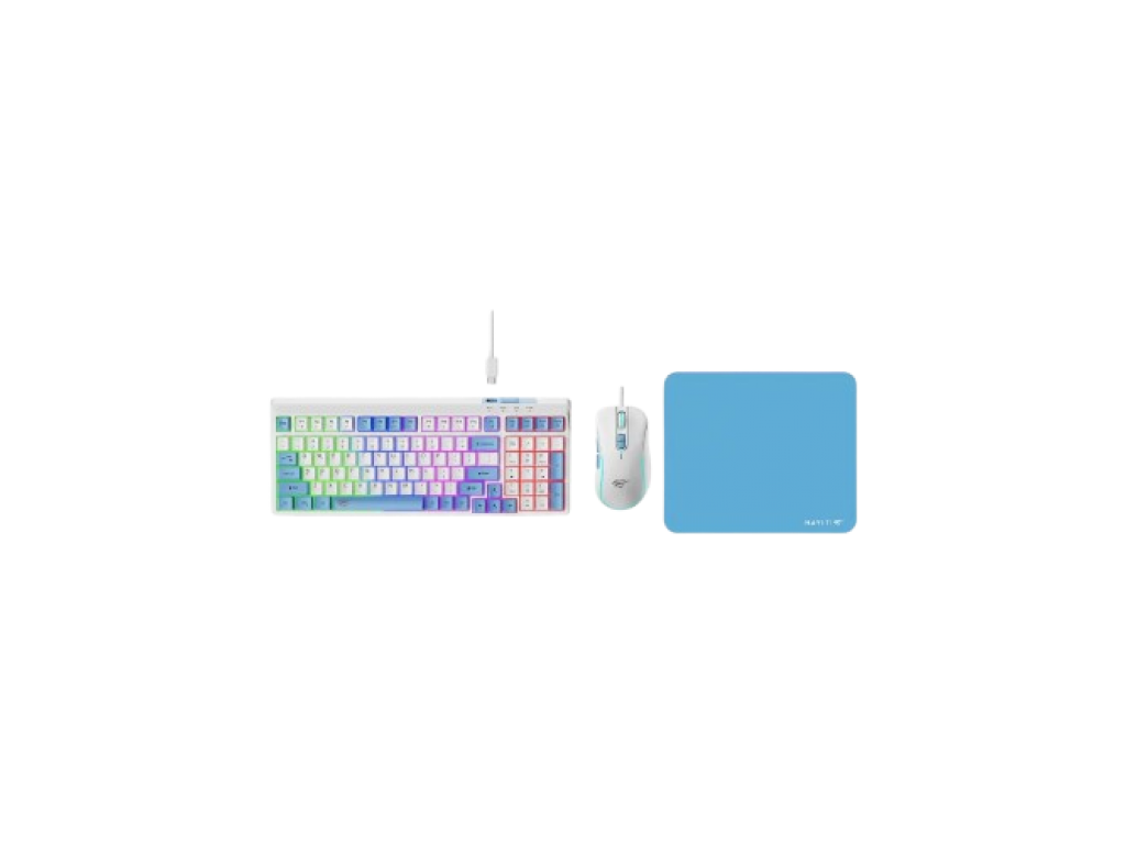 COMBO HAVIT DE TECLADO MOUSE y MOUSEPAD KB897CM