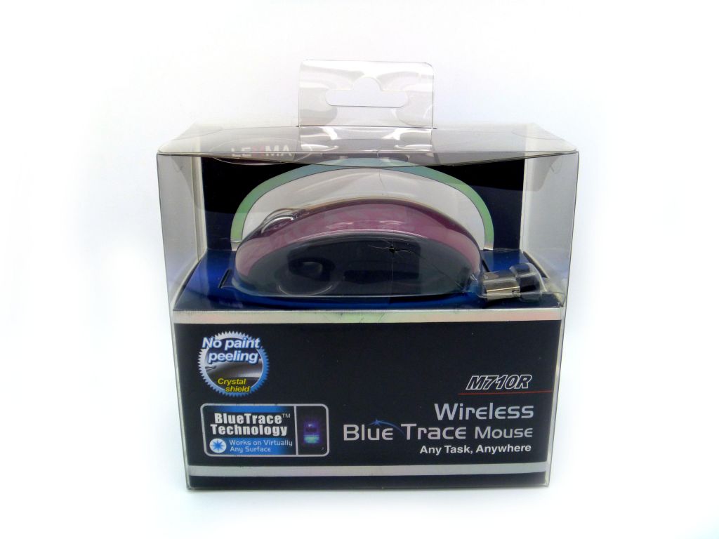 MOUSE BLUE TRACE INALMBRICO ROSA